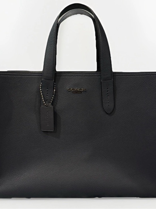 Coach Handbags - Coach Blue Leather Charlie Briefcase Bag